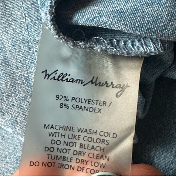 William Murray Polo Shirt Mens XL Gray All Over Print‎ Golf Performance Stretch - Picture 10 of 13